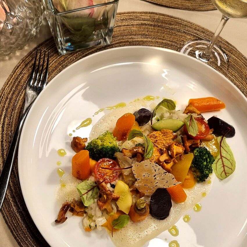 Silvestergala Dinner aus dem Menü