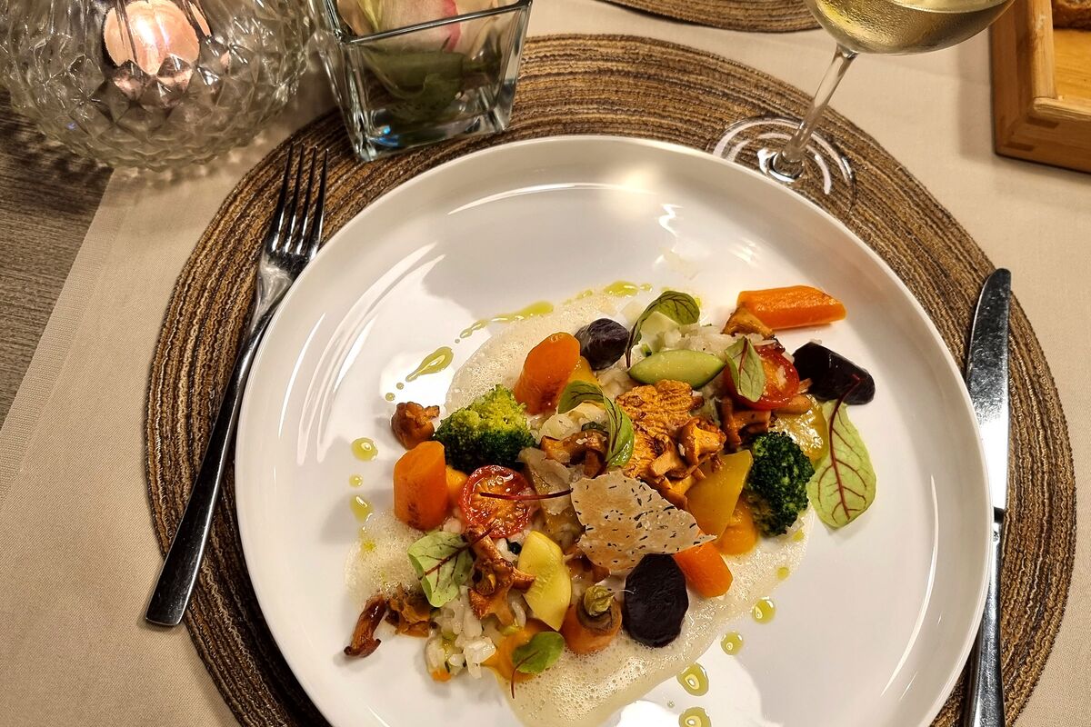 Silvestergala Dinner aus dem Menü