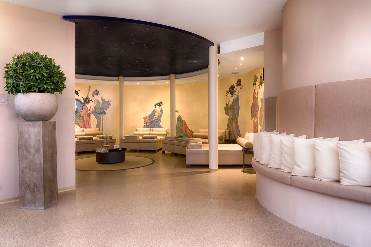 Ruhelounge nach der Massage