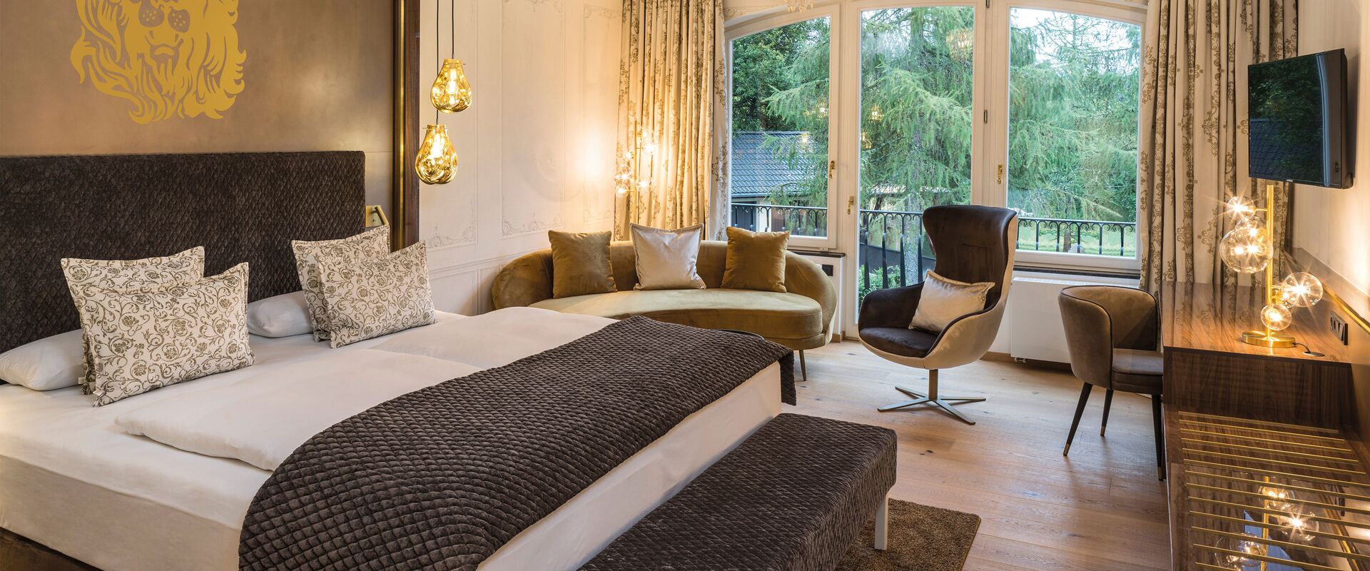 Deluxe Double Room Black Forest House - Bedroom