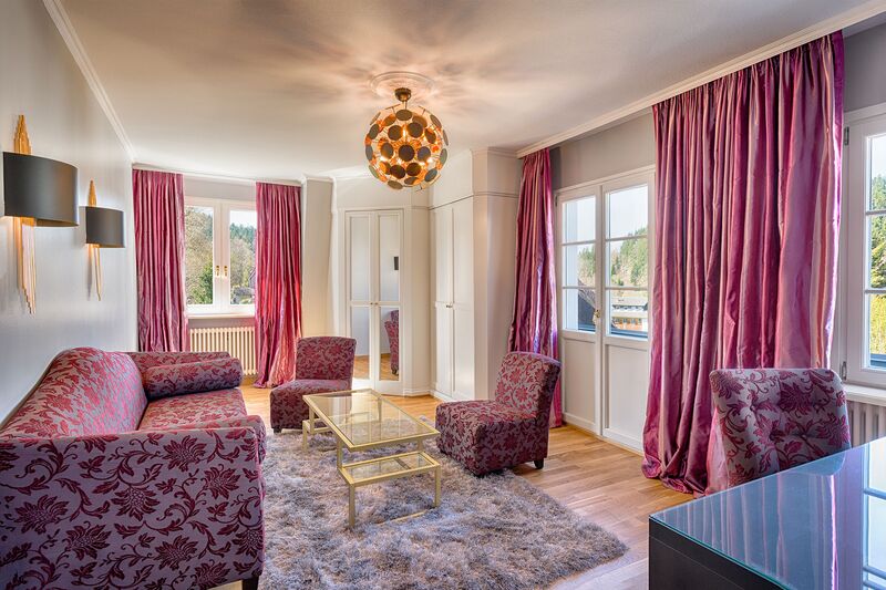 Deluxe Junior Suite im Parkhotel Adler